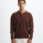 Blank Knitted Polo - Brown - #men