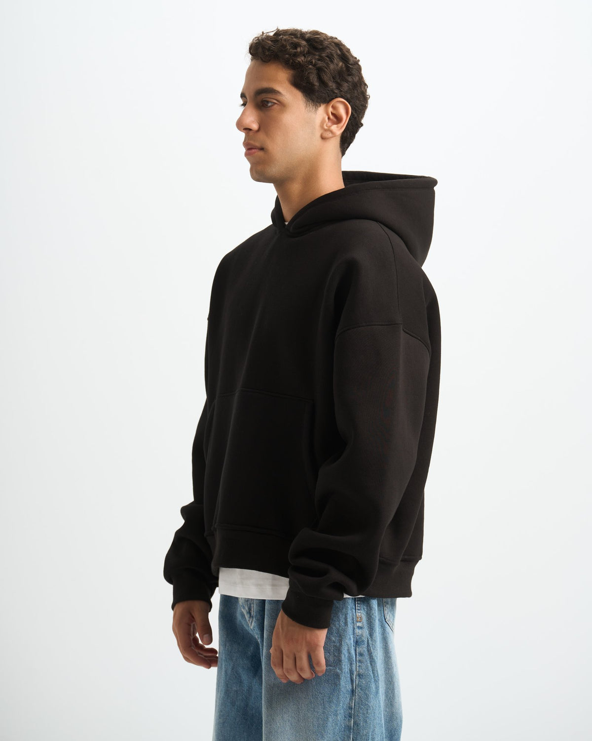 Blank Basic Hoodie men (photo)