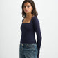 Blank Squared Long Sleeve Top