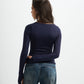 Blank Squared Long Sleeve Top