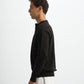 Blank Henley Knitted Sweater - Black - #men