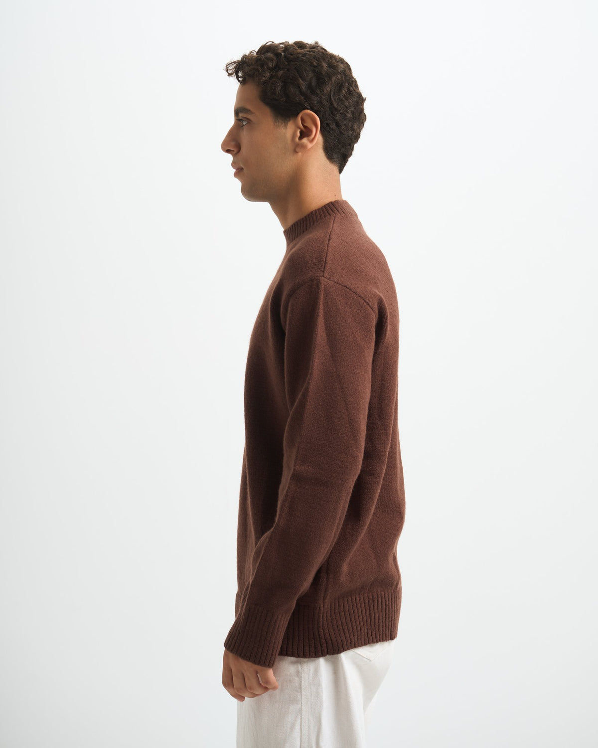 Blank Heavy Knitted Crewneck