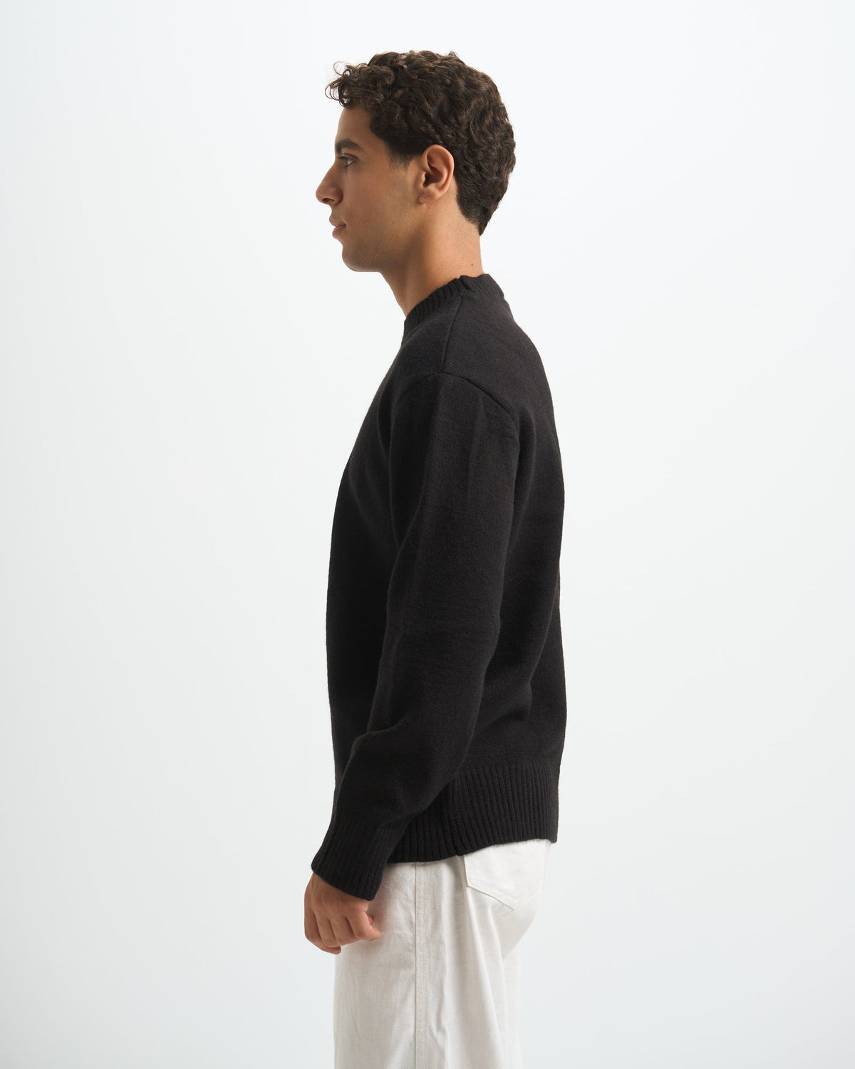 Blank Heavy Knitted Crewneck
