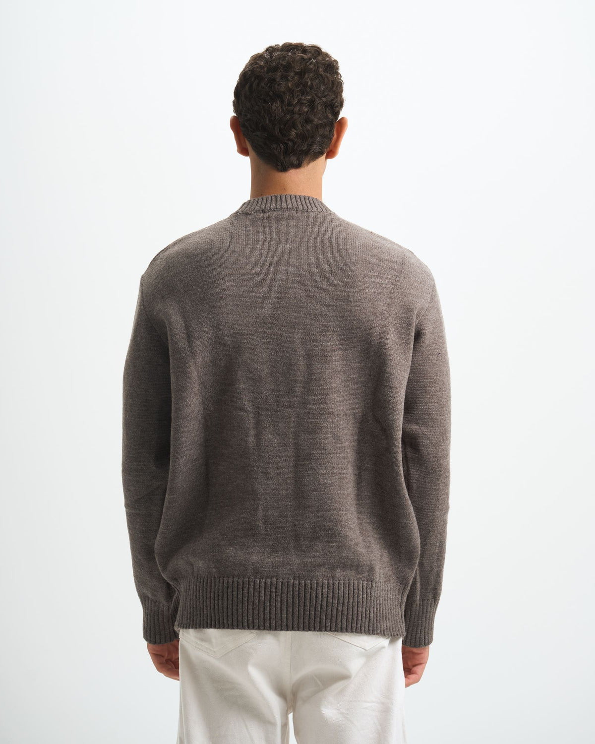 Blank Heavy Knitted Crewneck