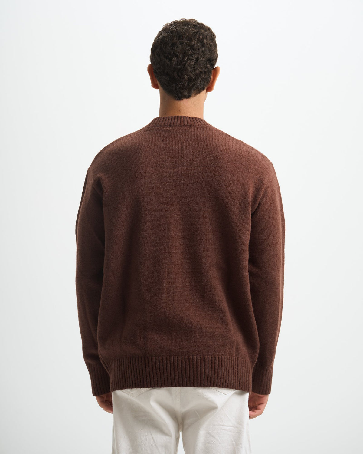 Blank Heavy Knitted Crewneck