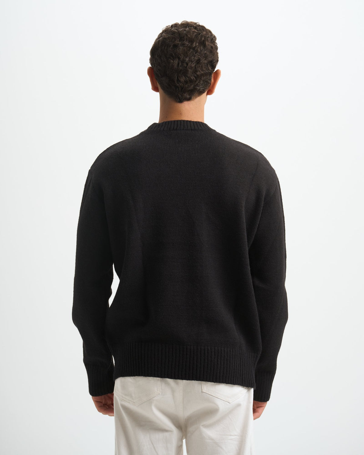Blank Heavy Knitted Crewneck