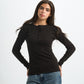 Blank Ribbed Button Up Top