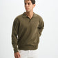 Blank Knitted Polo - Olive - #men