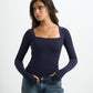 Blank Squared Long Sleeve Top