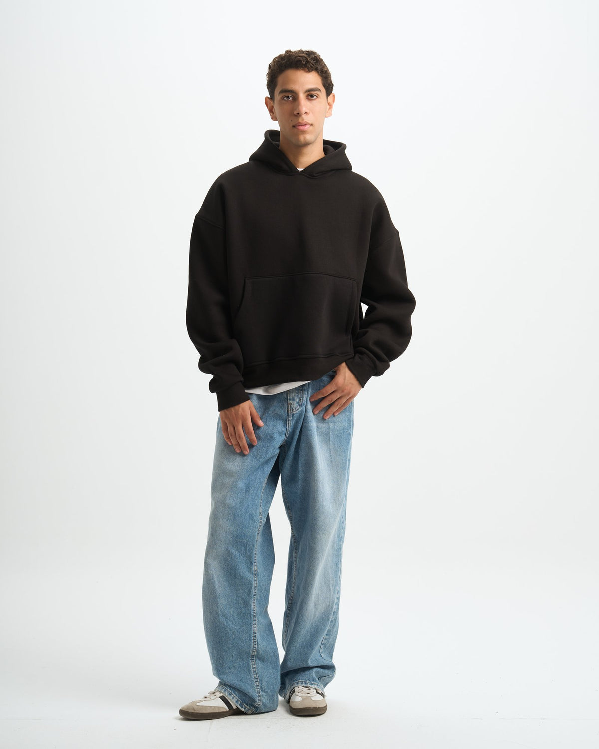Blank Basic Hoodie men (photo)