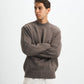 Blank Heavy Knitted Crewneck