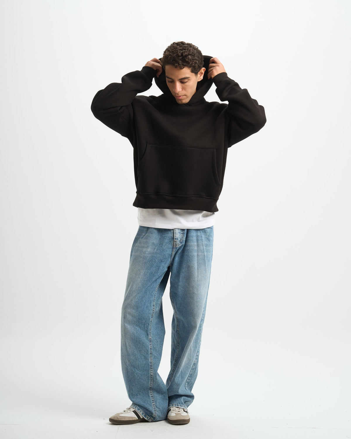Blank Basic Hoodie men (photo)