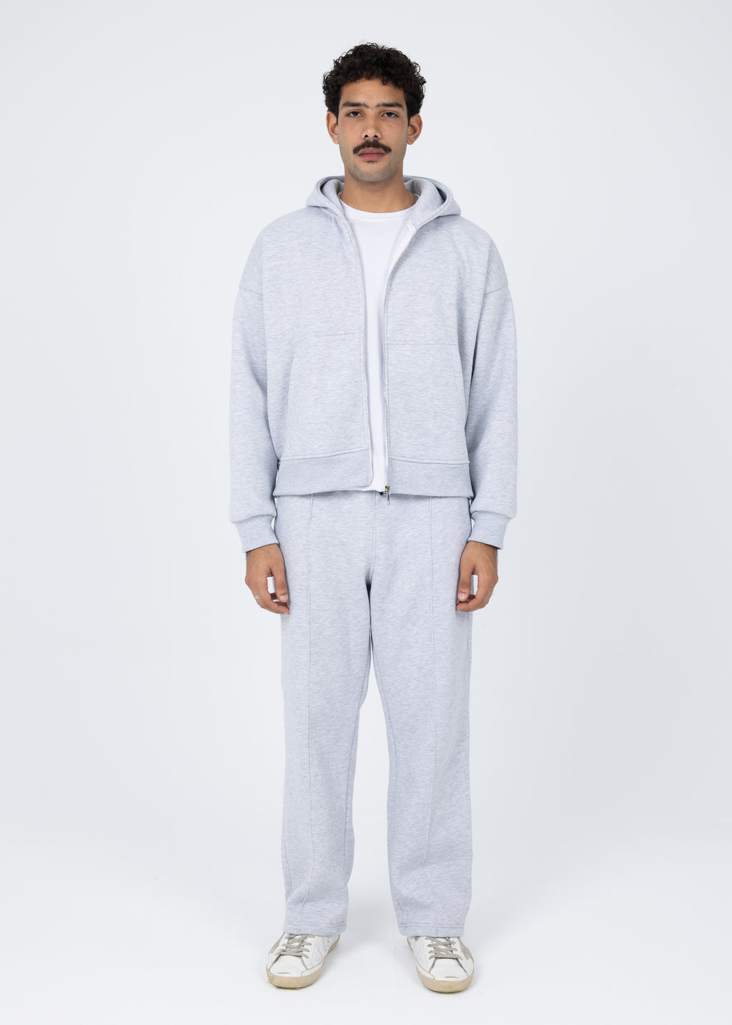 Blank Grey Basic Sweatpants