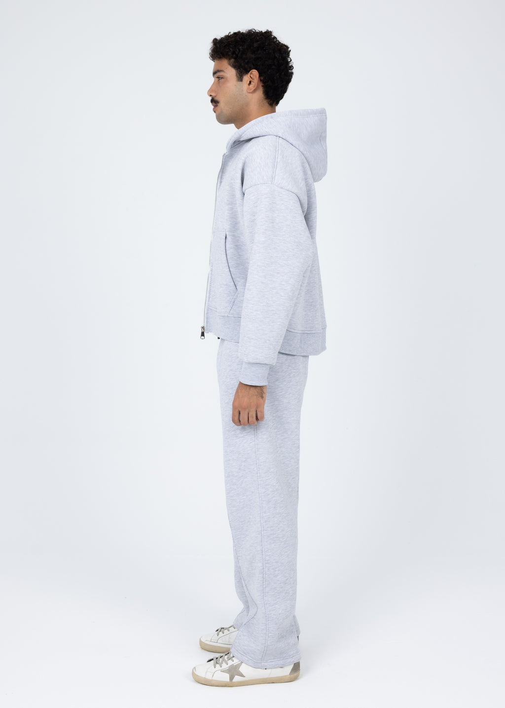 Blank Grey Basic Sweatpants