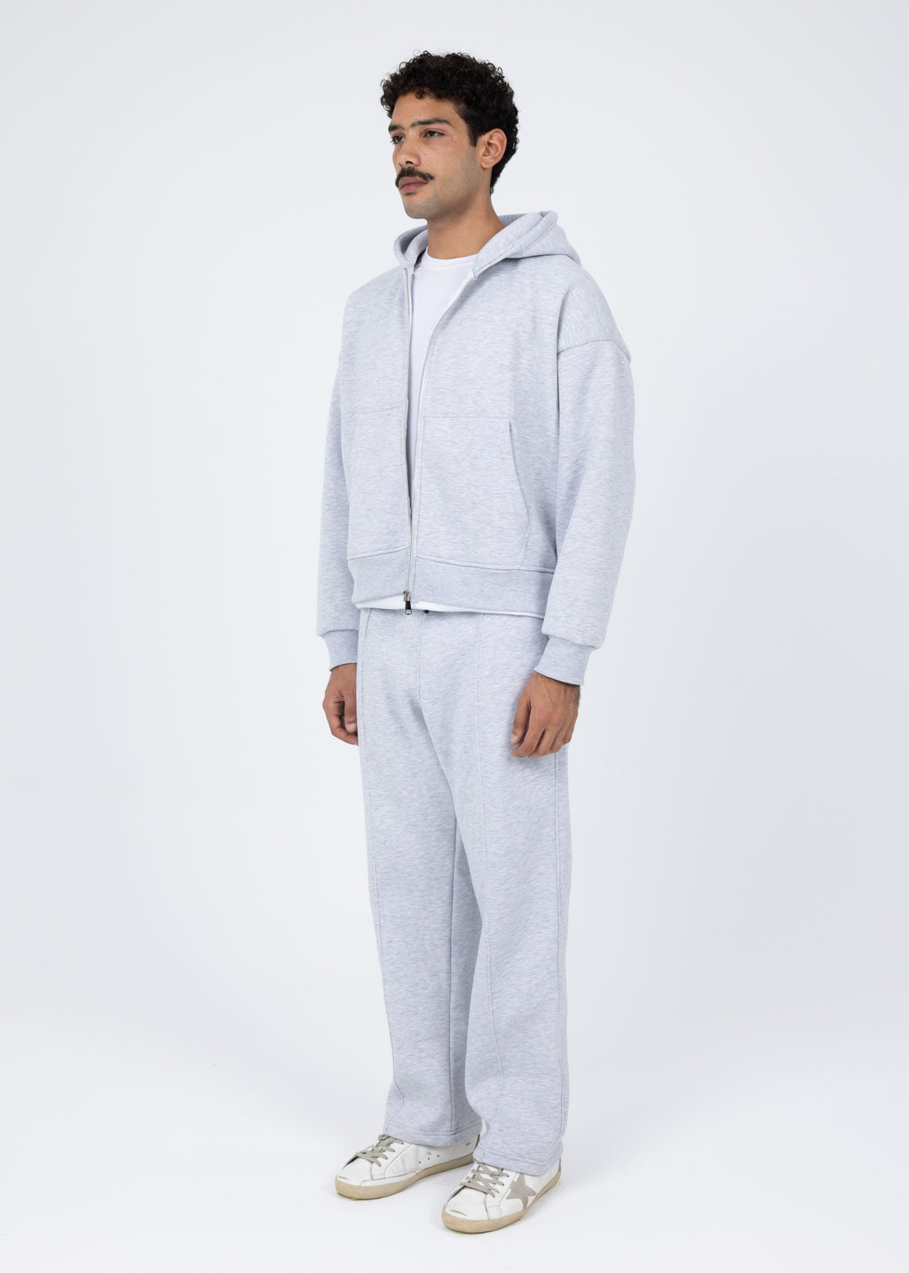 Blank Grey Basic Sweatpants