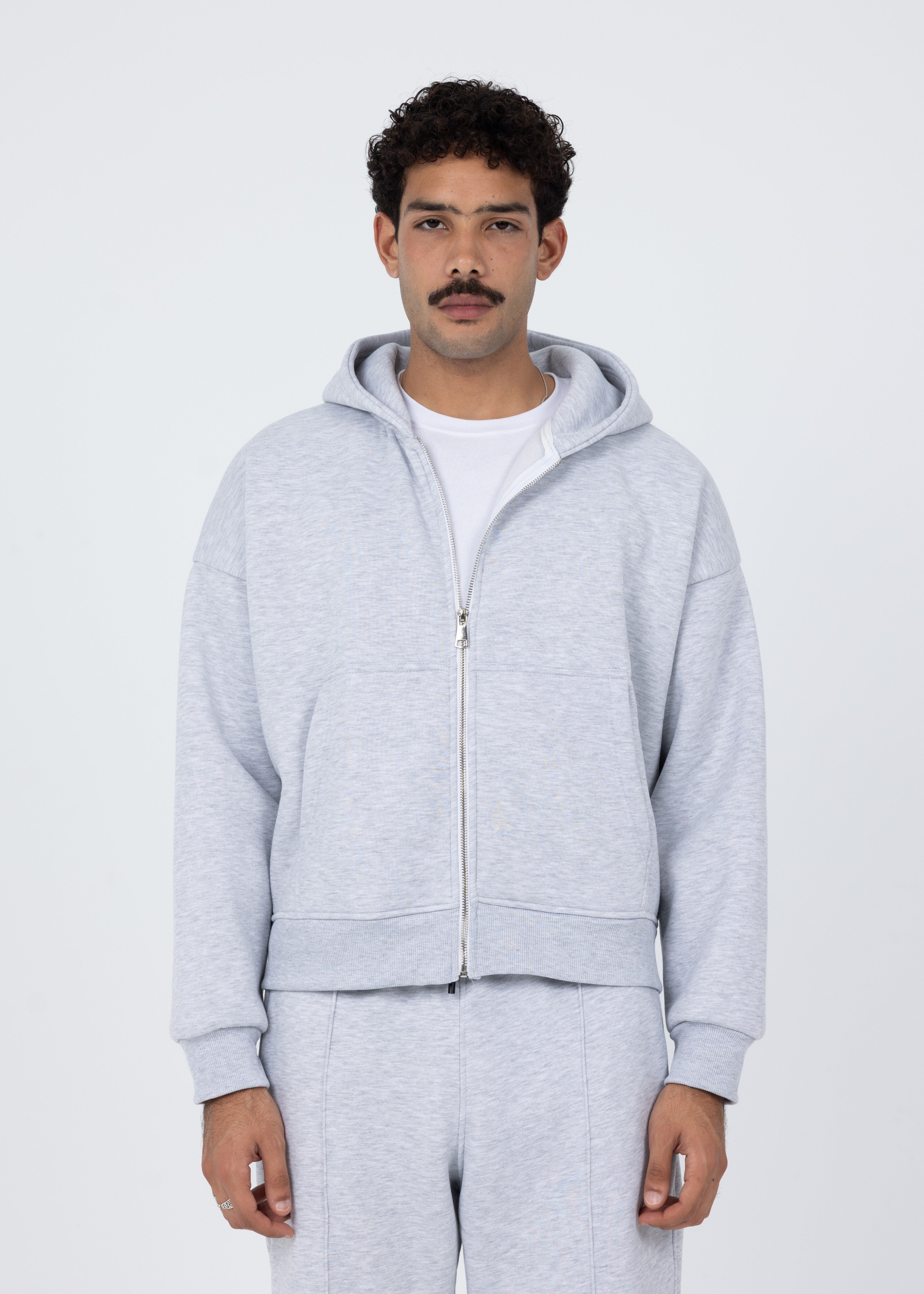 Blank Grey Basic Jacket