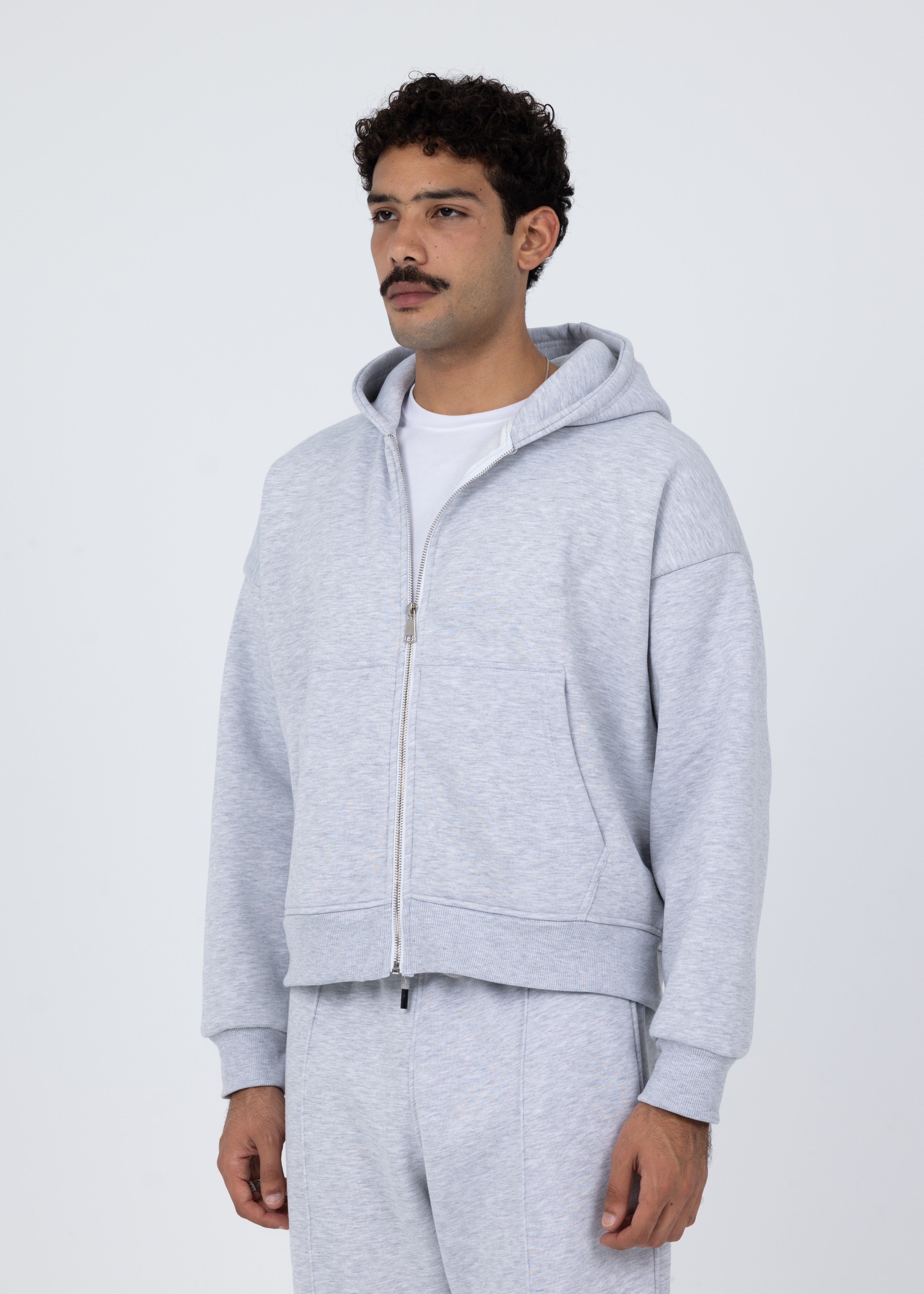 Blank Grey Basic Jacket