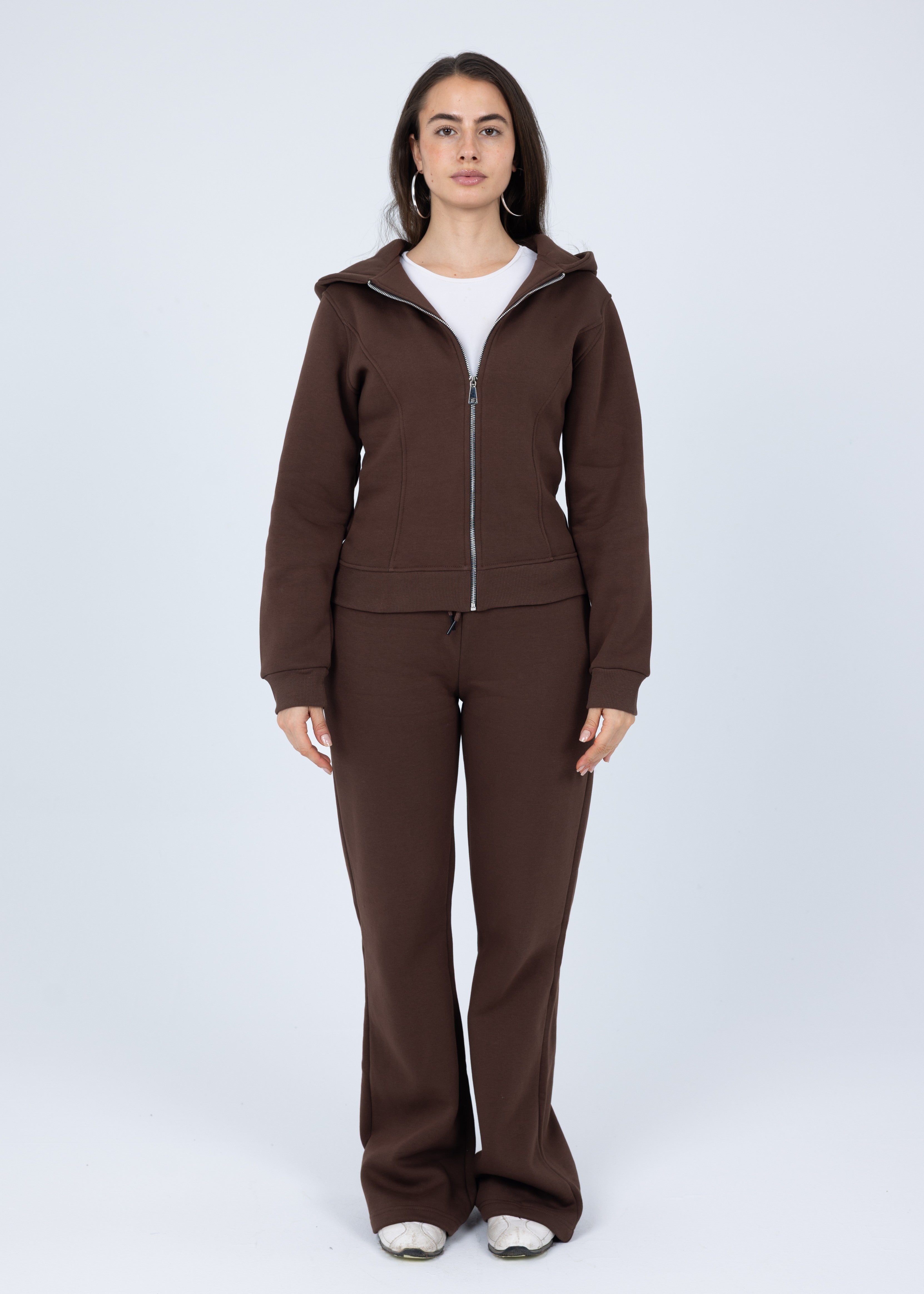 Blank Women Brown Flared Sweatpants
