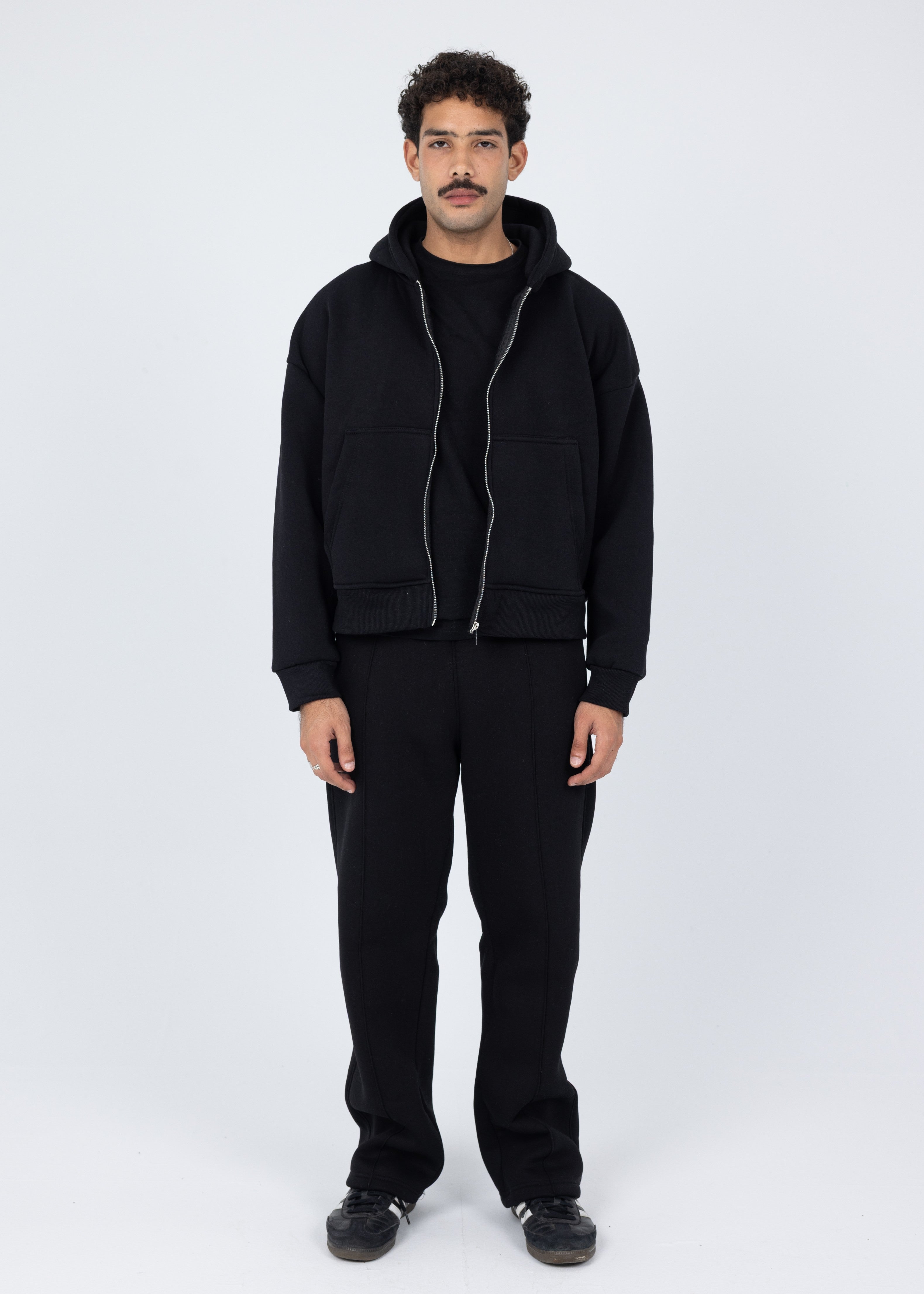 Blank Black Basic Jacket