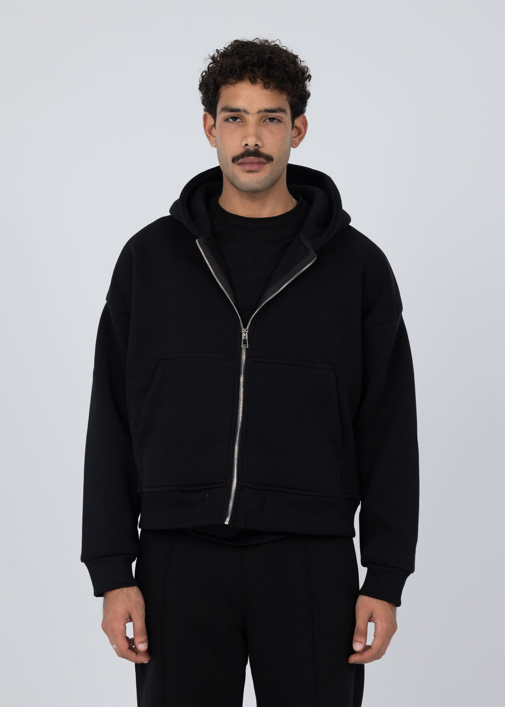 Blank Black Basic Jacket