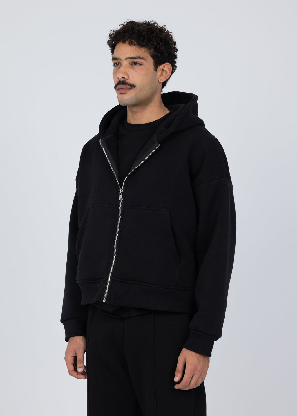 Blank Black Basic Jacket