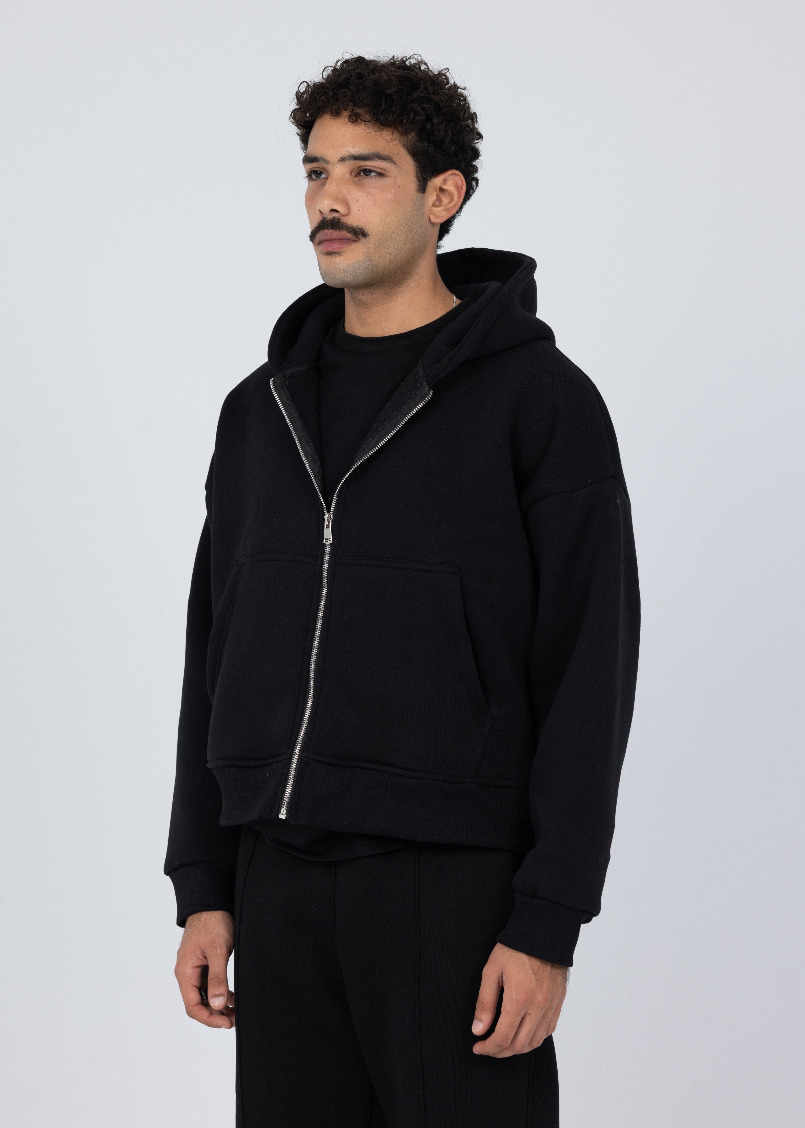 Blank Black Basic Jacket