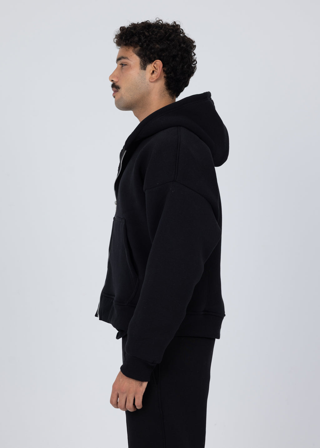 Blank Black Basic Jacket