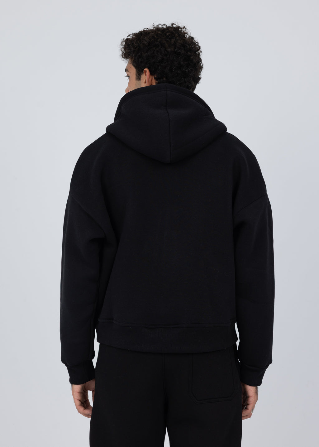 Blank Black Basic Jacket