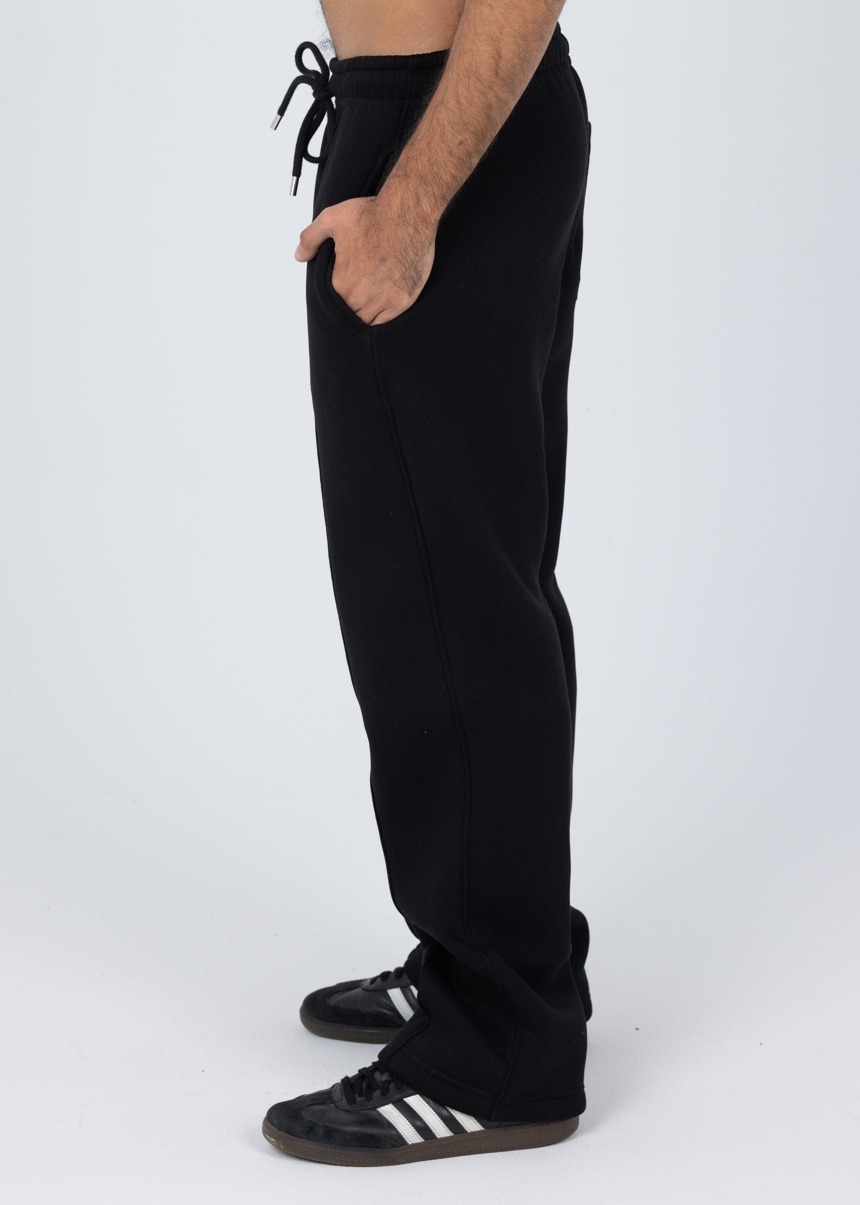 Blank Black Basic Sweatpants