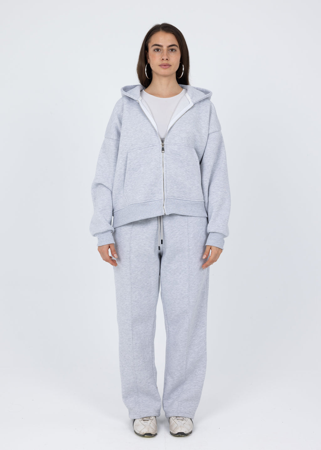 Blank Grey Basic Jacket
