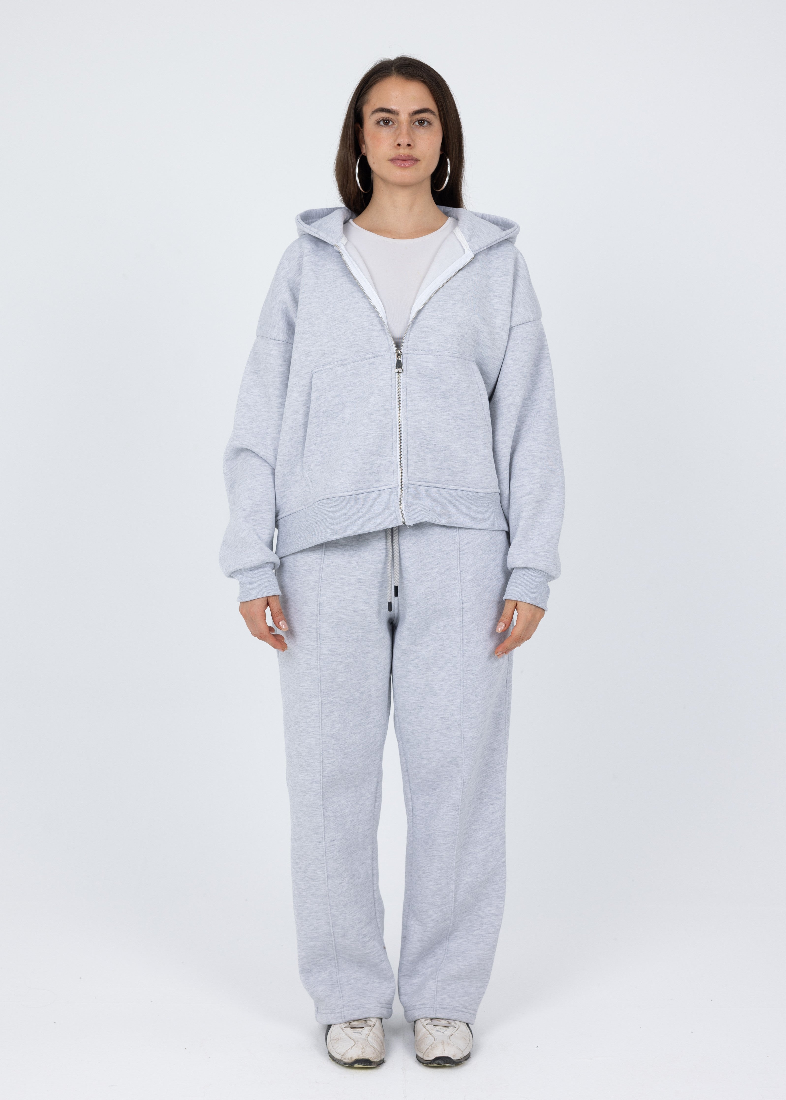 Blank Grey Basic Jacket