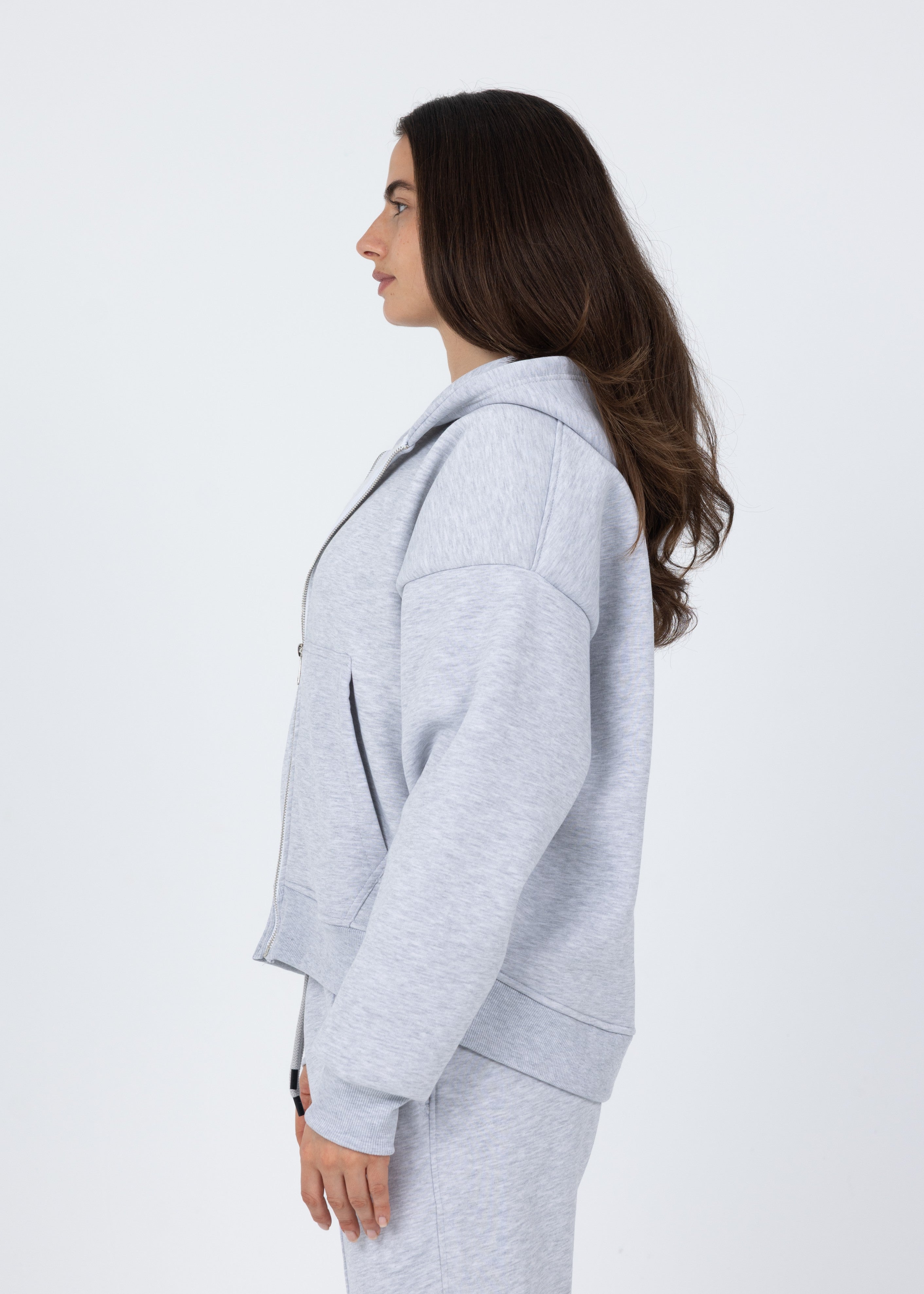 Blank Grey Basic Jacket