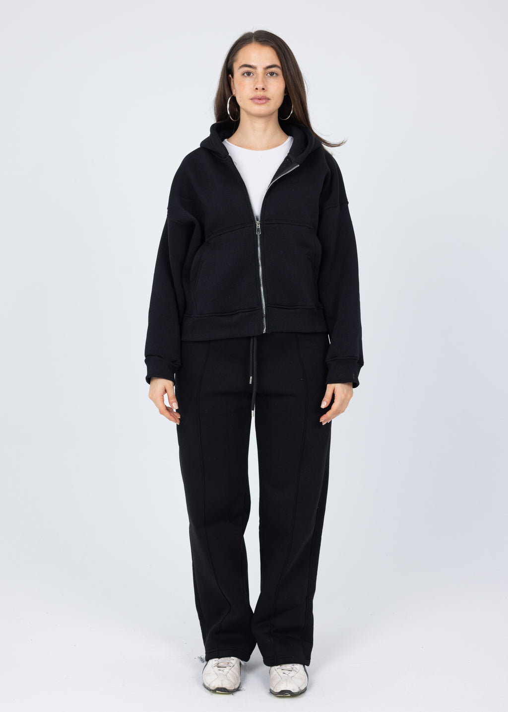 Blank Black Basic Sweatpants