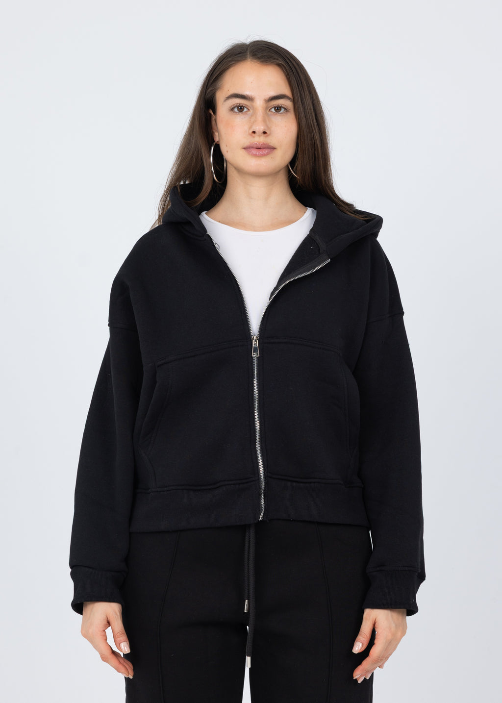 Blank Black Basic Jacket