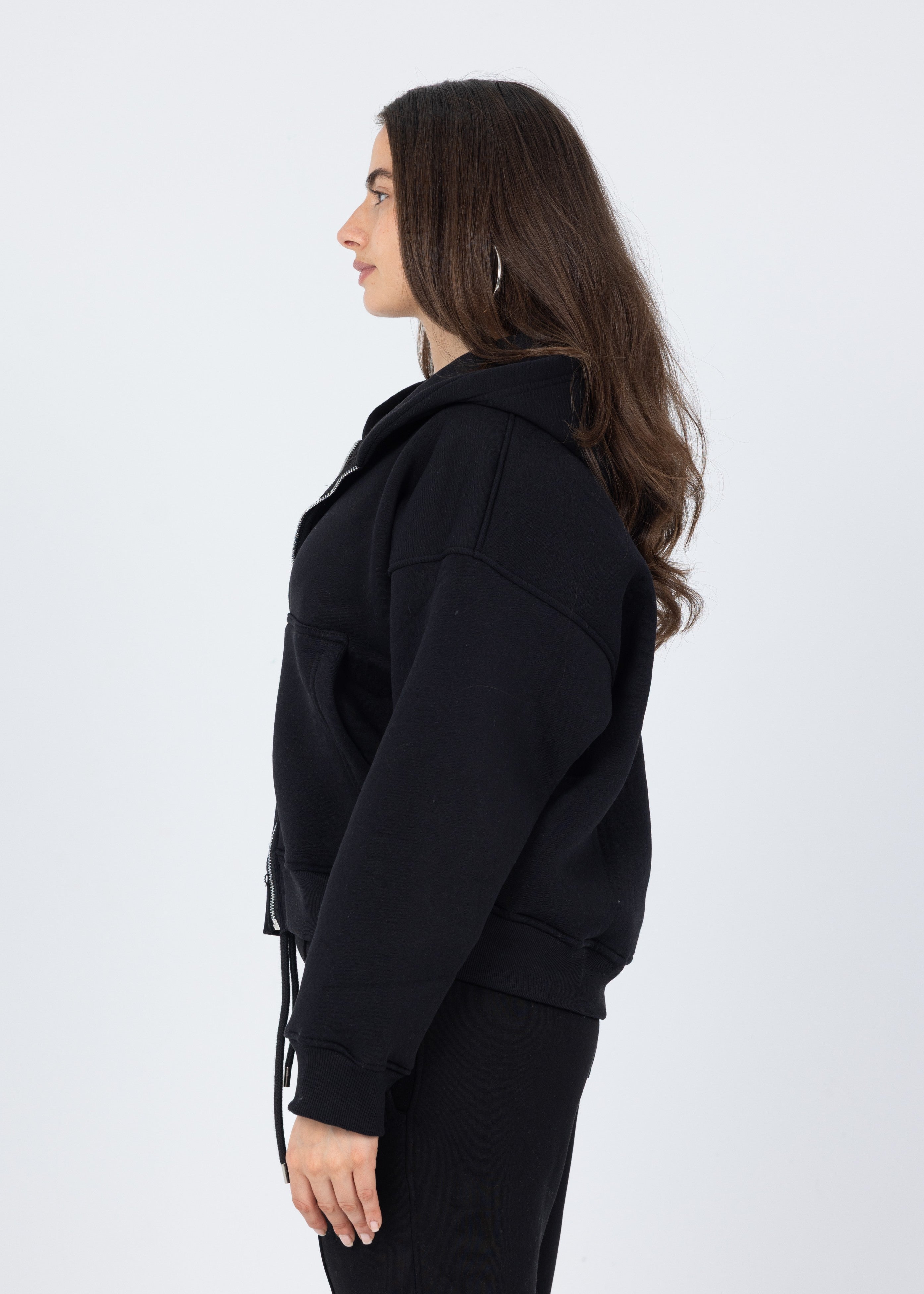 Blank Black Basic Jacket