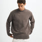 Blank Heavy Knitted Crewneck