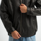 Blank Leather Jacket - Black - #men