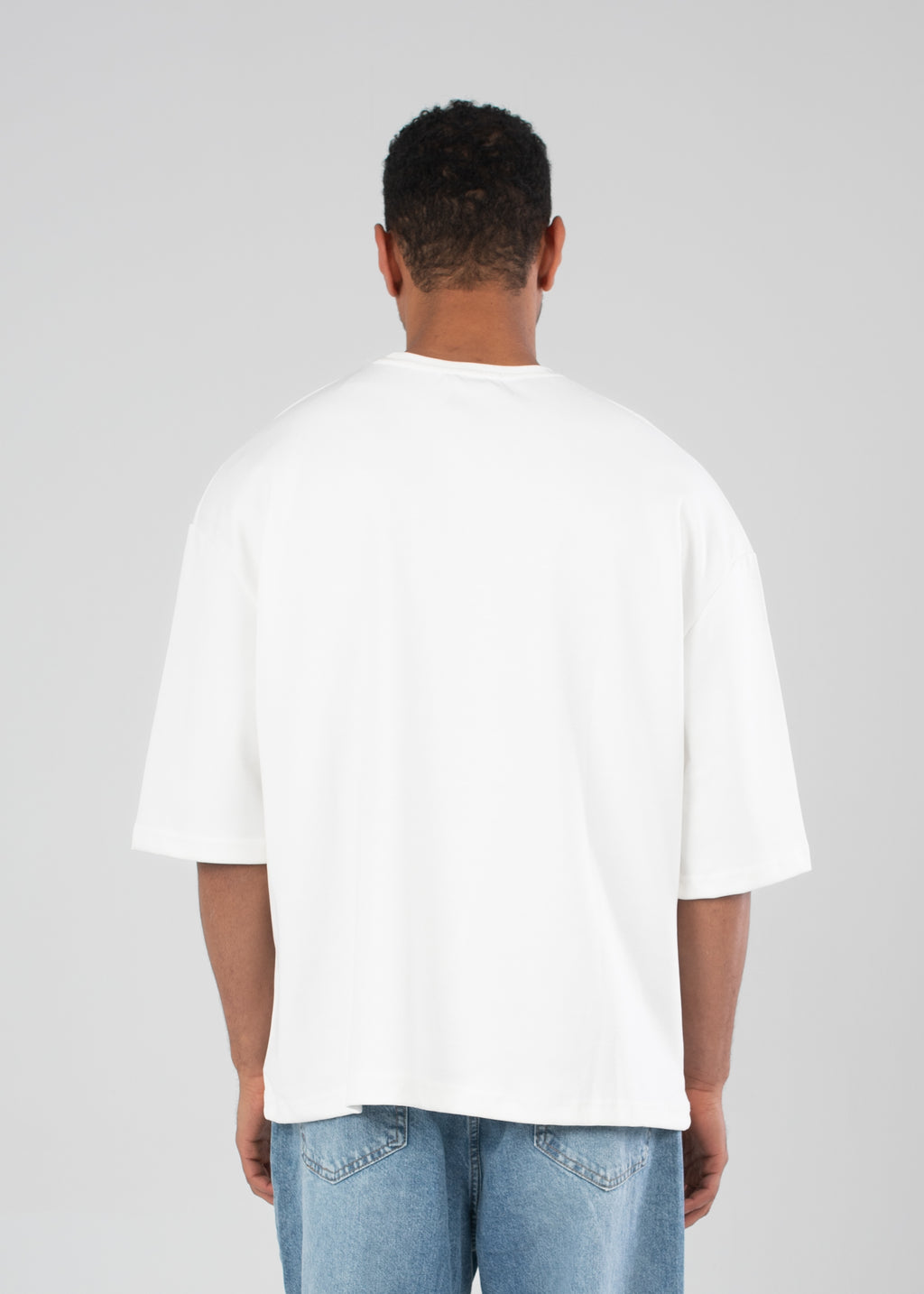 Blank White Boxy Tee