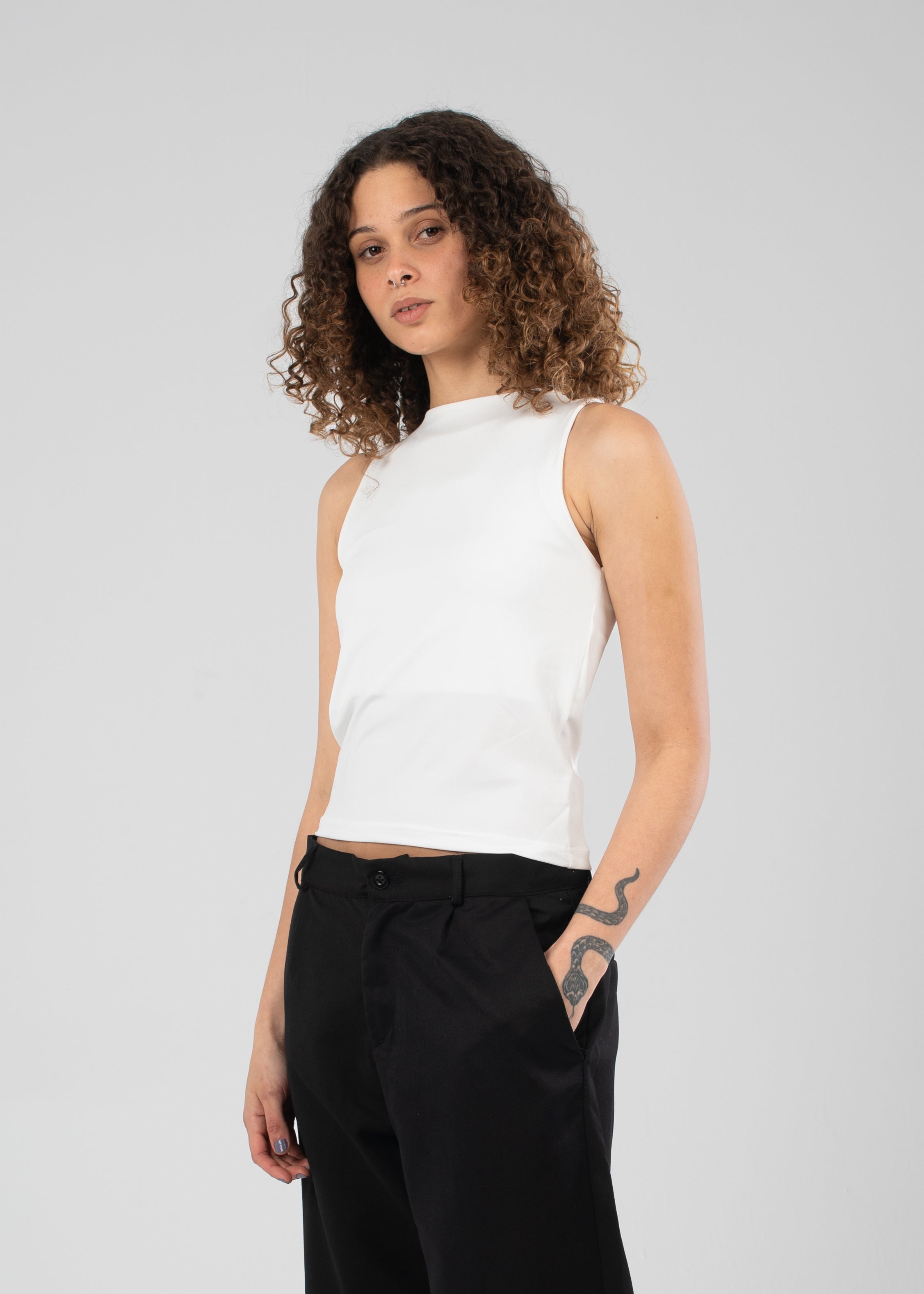 Blank White Tank-Top