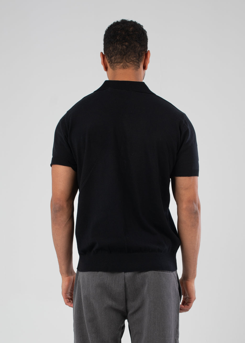 Blank Light Black Polo