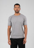 Blank Grey Round Knitted