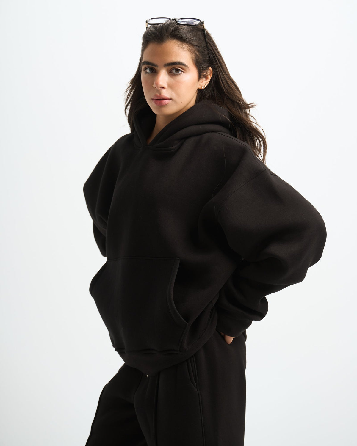 Blank Basic Hoodie women (photo)