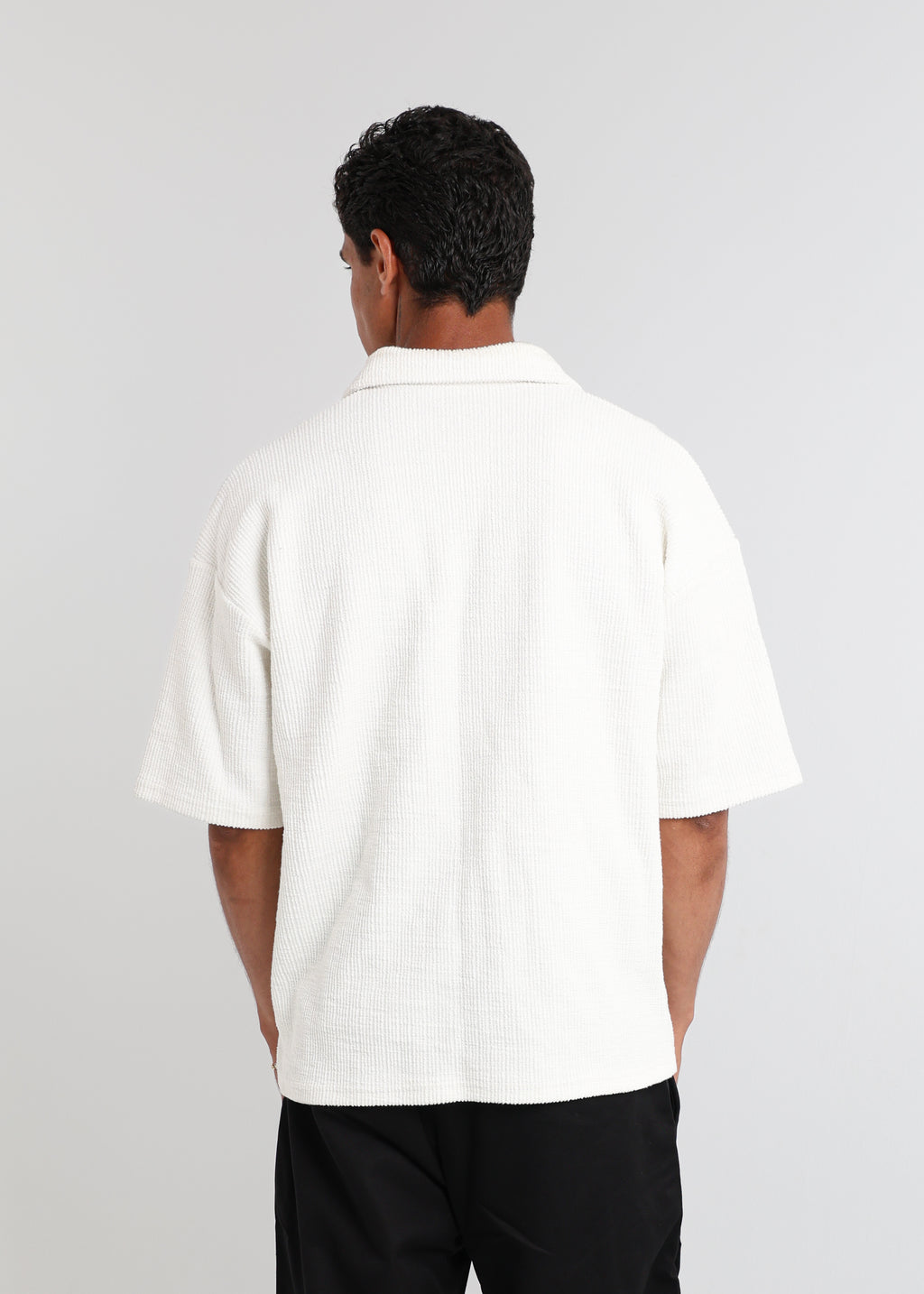 Blank White Oversized Polo Men