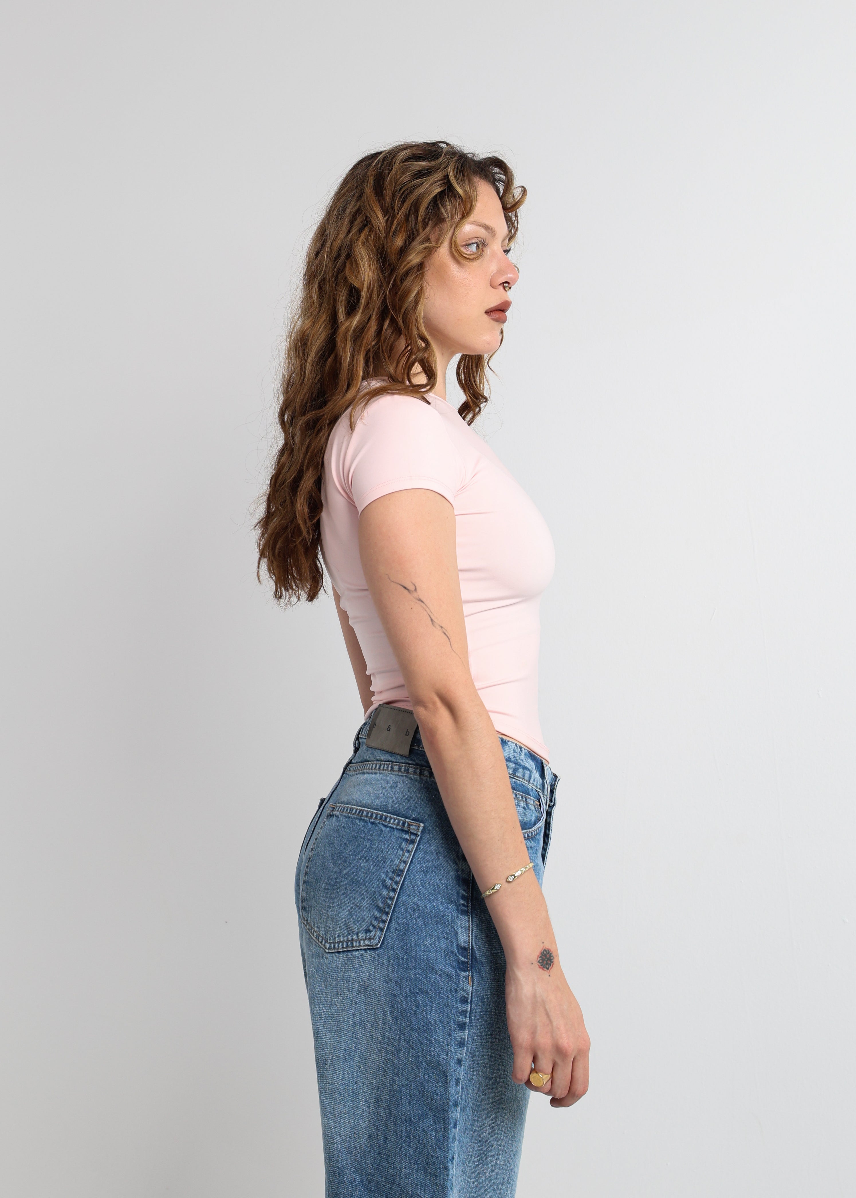 Blank Core Pink Short Sleeve Top