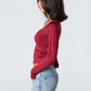 Blank Squared Long Sleeve Top