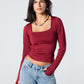 Blank Squared Long Sleeve Top
