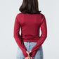 Blank Squared Long Sleeve Top