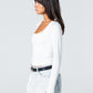 Blank Squared Long Sleeve Top
