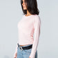 Blank Round Long Sleeve Top