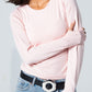 Blank Round Long Sleeve Top